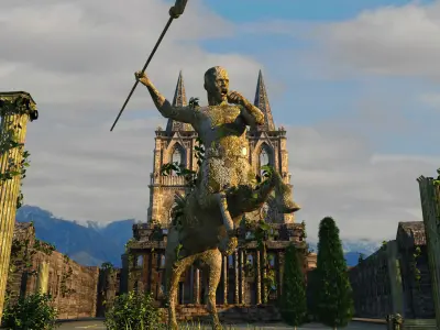 Ancient Church 3D model