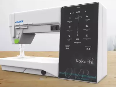 Juki Kokochi DX-4000QVP sewing machine 3D model