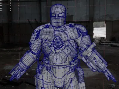 Iron Man MK 1 3D model