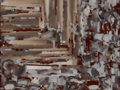 Stone Skin Knight Armor 3D Model Dark Fantasy Suit Low-poly 3D model