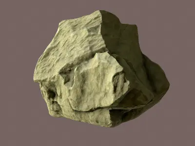 Rock lowpoly 3D model Low-poly 3D model