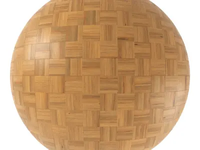 Parquet - Laminate - Wooden floor 4 in 1 3D model