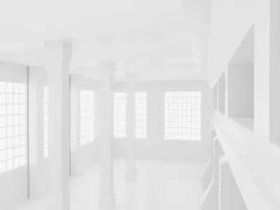 Concept space interior empty room 1 Low-poly 3D model