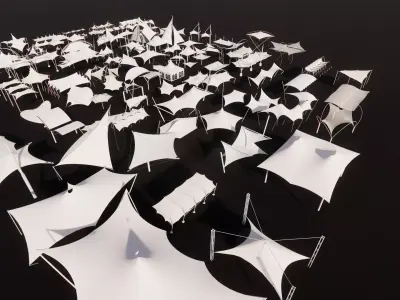 Tensile Structures Collection -A6 3D model