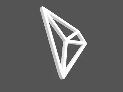 TRON Coin V2 002 Low-poly 3D model