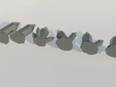 CRYSTAL BASE DECORATION 3D print model