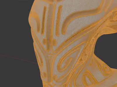 Alien Statue 3D Print Model 3D print model