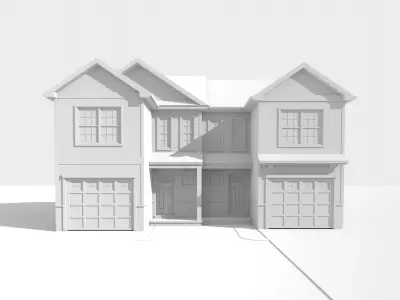 Cape Cod House 6 3D model