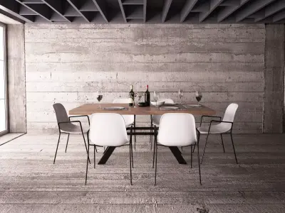 Home and Restaurant - The Dining Table 06 3D model