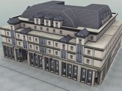 Paris Building Collection 3D Model Pack