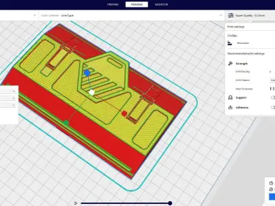 sci-fi wall architect kitbash 1 3D print model