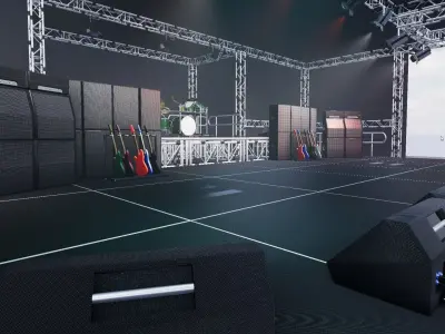 Stage Vol 1 For Unreal And Unity Low-poly 3D model
