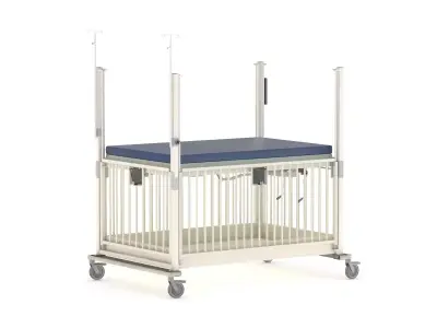 Medical Baby Crib PBR Realistic 3D model
