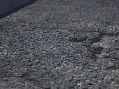 Large area seamless damaged asphalt texture Texture