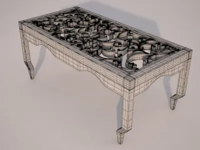 Table Decor 3D model purchase