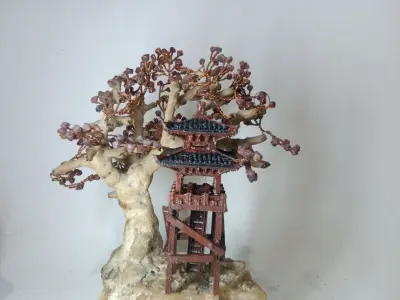 Japanese Model For Aquarium and Terrarium  Free 3D print model