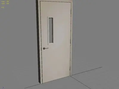 Door 10 Office Low-poly 3D model