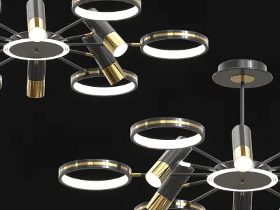 North Europe luxury pendat lamp 3D model