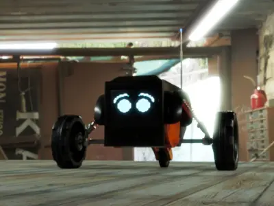 DeskRobot 3D 3D model