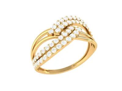 Women Ring  Render 3dm STL OBJ FBX Details 3D print model shop