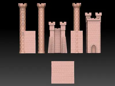 Heroes of Might and Magic 3 Castle 3D print model