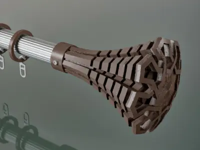  Finial for curtain rods 3D model