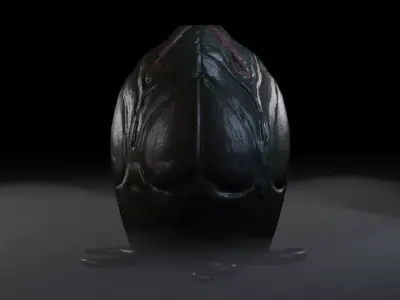 Ovomorph Low-poly 3D model