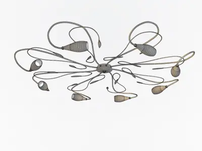 Chandelier eglo gerbera 3D model