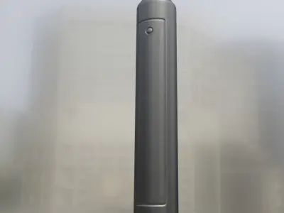 Street Light 12 Pole 3 Version 3 Low-poly 3D model