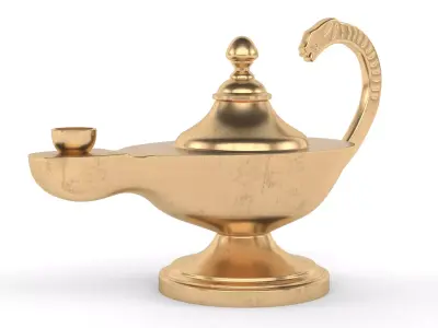 Aladdin Magic Lamp 3D model