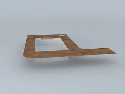 Terrace pool Free 3D model