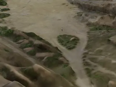 Vasquez Rocks in multiple formats 3D model