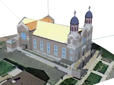 Architecture-Religion-God-Culture-Temple-018 church 3D model