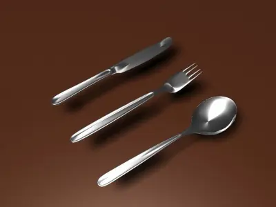 service cutlery 3D model