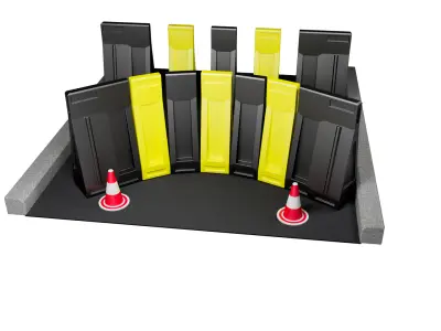 fence alarm 3D model