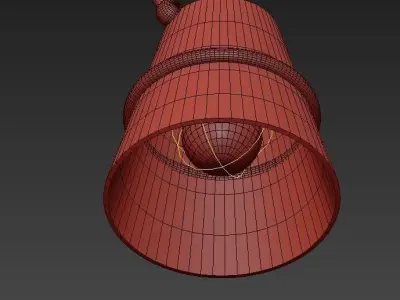Clarkson chandelier with flowers 3D model