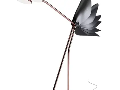 Designer lamp-bird STRUTS 3D model