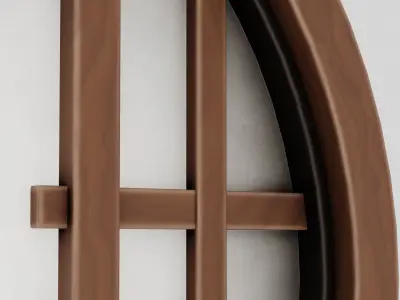 Japanese Furniture Kit - Window Low-poly 3D model