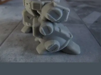 CHIBI-TECH SD - HEAVY METAL CHASSIS          3D print model