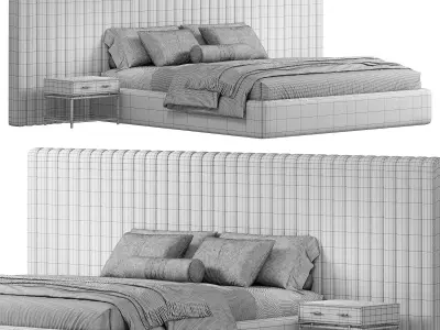 MINNESOTA Bed by cazarina 3D model