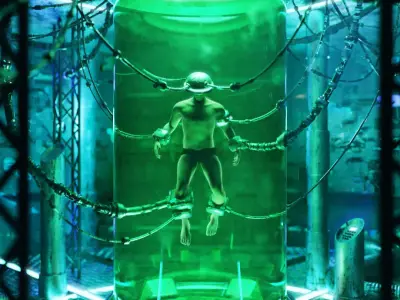 Full Sci Fi Scene Blender 3D model