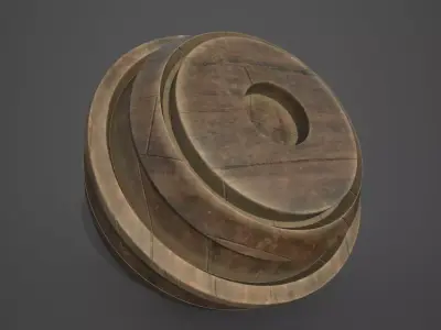 Dusty Wooden Planks Substance Painter Smart Material Texture