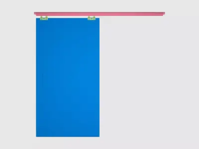 Sliding door 04 3D model