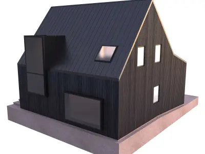 Vacation home 3D model purchase