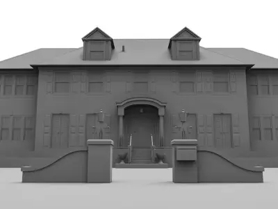 Home Alone House 3D model