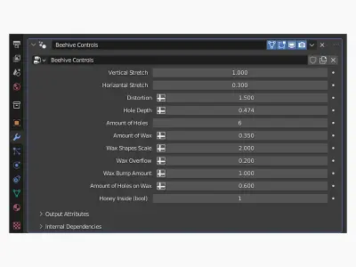 Procedural Beehive 3D model