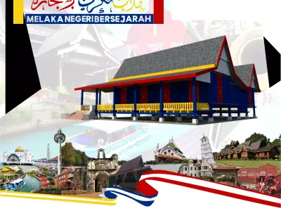 RUMAH TRADISIONAL MELAYU MELAKA NEGERI BERSEJARAH Free 3D print model