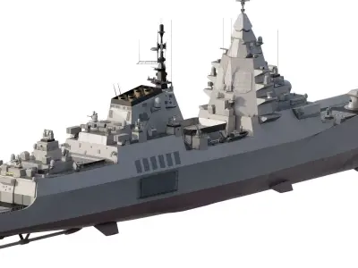 JAPANESE NAVY ADVANCED MULTIROLE DESTROYER 3D model