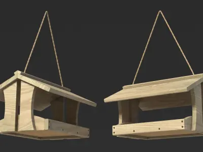  Bird Feeder with Sparrows Collection 