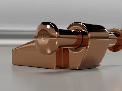 Door hinge 3D model